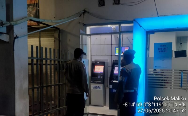 Polsek Maliku Melaksanakan Kegiatan Patroli Malam Jaga Kamtibmas Tetap Aman di Wilkumnya