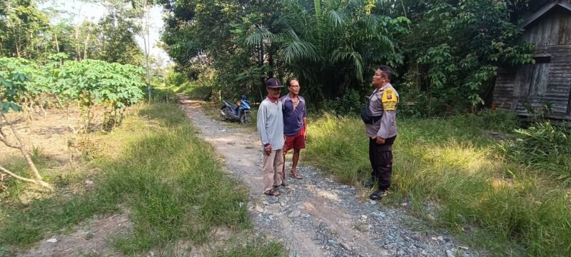 Wujud Kedekatan Dengan Masyarakat, Bhabinkamtibmas Food Estate Aktif Sambangi Warga Binaan