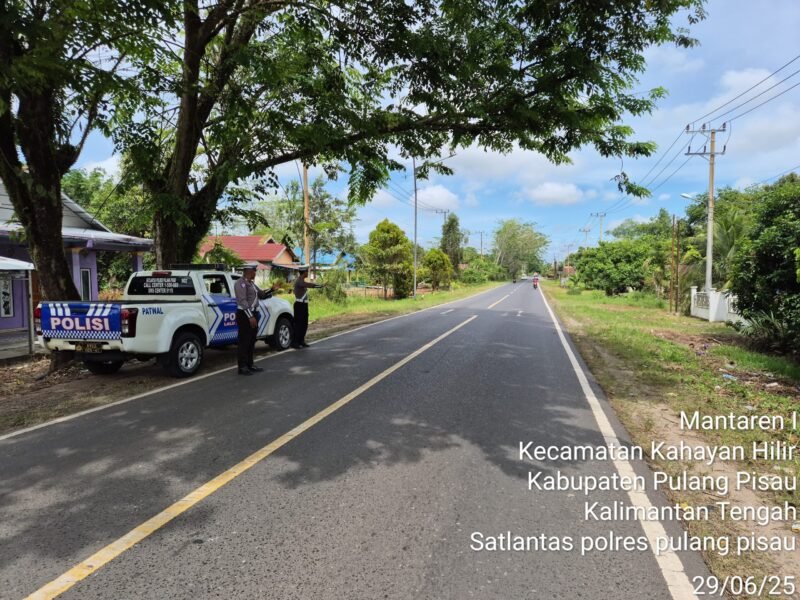 Satlantas Polres Pulang Pisau Optimalkan Pelaksanaan Patroli Pada Daerah Rawan Laka dan Rawan Pelanggaran