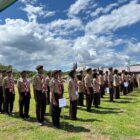 DANRAMIL MEWAKILI DANDIM 1208/SAMBAS KEMBANGKAN SIKAP KEPEMIMPINAN UNTUK GENERASI MUDA PADA KEGIATAN SOEA SCOUM CAMP V