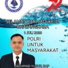 Perumdam Among Tirto Kota Batu Mengucapkan Selamat HUT Bhayangkara Ke-79/2025. Polri Untuk Masyarakat