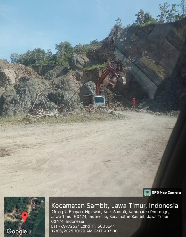 Galian C ilegal Kebal Hukum, APH Tutup Mata Ponorogo