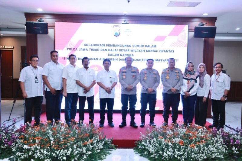 Kolaborasi Polda Jatim, dan BBWS Brantas di Hari Bhayangkara ke -79: Bangun Sumur Bor Dukung Efisiensi Air dan Ketahanan Pangan