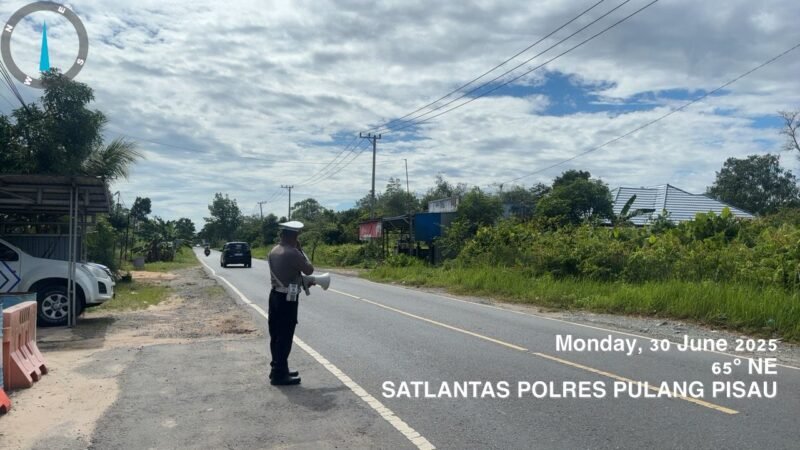 Kamseltibcarlantas: Sat Lantas Polres Pulang Pisau Gelar Dikmas Lantas Penling