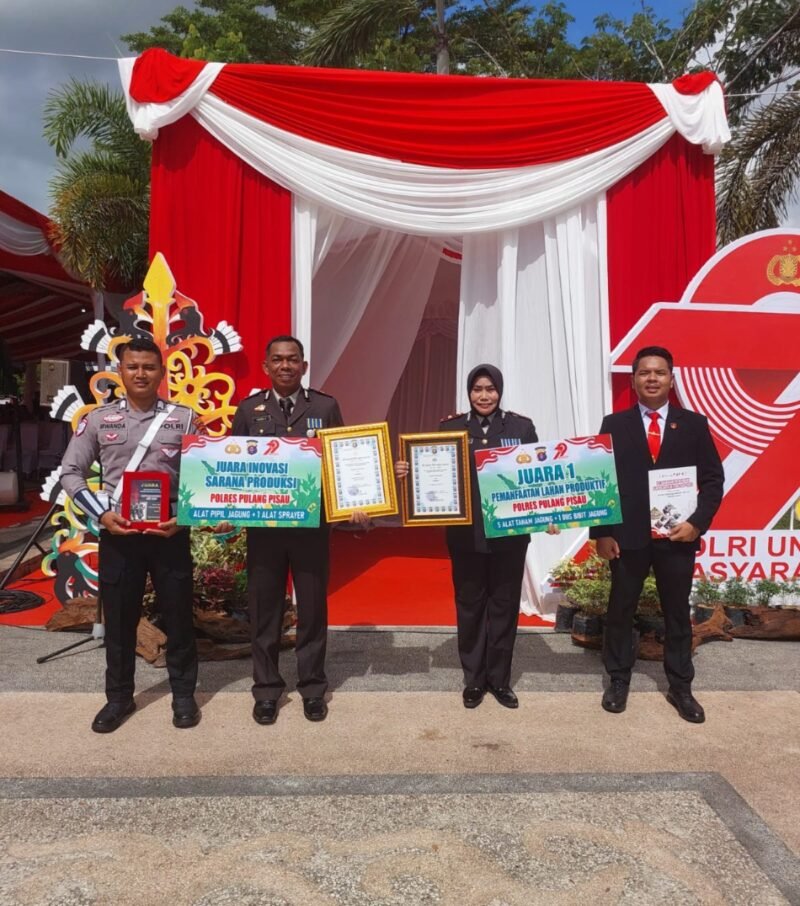 Polres Pulang Pisau Borong Prestasi di HUT Bhayangkara: Juara 1 Pemanfaatan Lahan Produktif, Inovasi Sarana Produksi Ketahanan Pangan, Juara Umum Besei Kambe, dan Lomba Menembak
