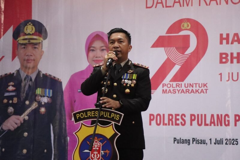 Syukuran Hari Bhayangkara, Polres Pulang Pisau Pererat Soliditas dan Sinergi