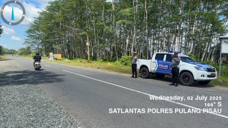 Satlantas Senantiasa Lakukan Patroli Daerah Rawan Laka dan Pelanggaran Lalu Lintas