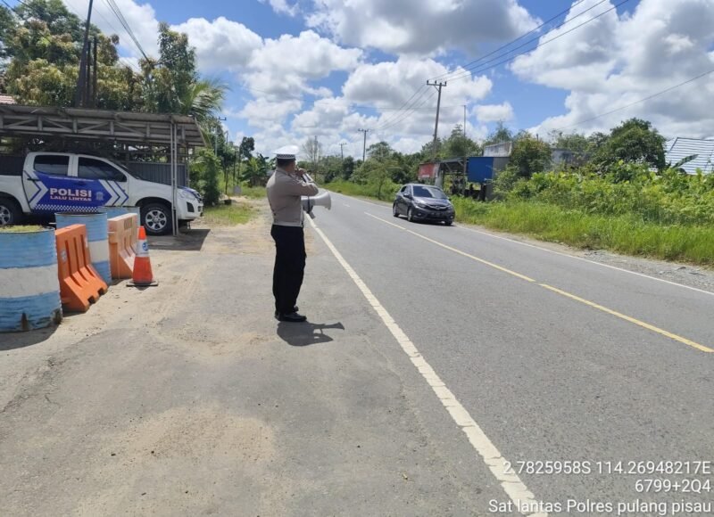 Kamseltibcarlantas: Sat Lantas Polres Pulang Pisau Gelar Dikmas Lantas Penling