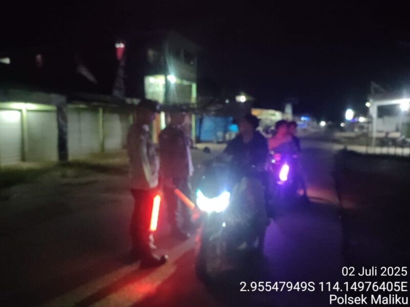 Polsek Maliku Laksanakan Kryd Mencegah Potensi Gangguan Kamtibmas