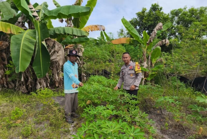 Ketahanan Pangan Jadi Fokus, Polres Pulang Pisau Lakukan Sambang Langsung ke Warga