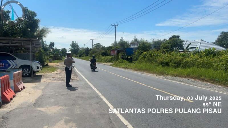 Kamseltibcarlantas: Sat Lantas Polres Pulang Pisau Gelar Dikmas Lantas Penling
