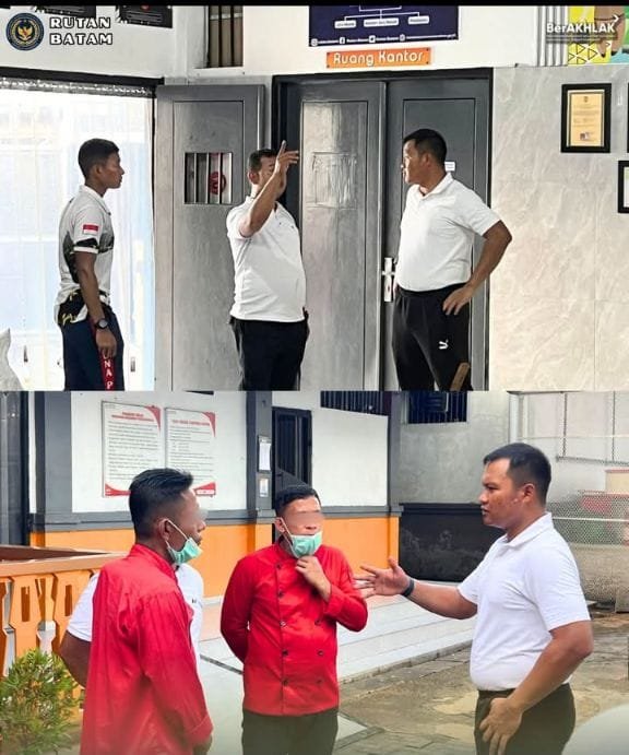 Karutan Batam Kontrol ke Dapur, Pastikan Kebersihan dan Pelayanan Makanan Maksimal untuk Warga Binaan