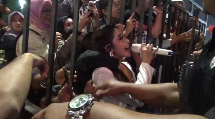 Dewi Perssik, Getarkan Panggung Pendalungan Festival Jember