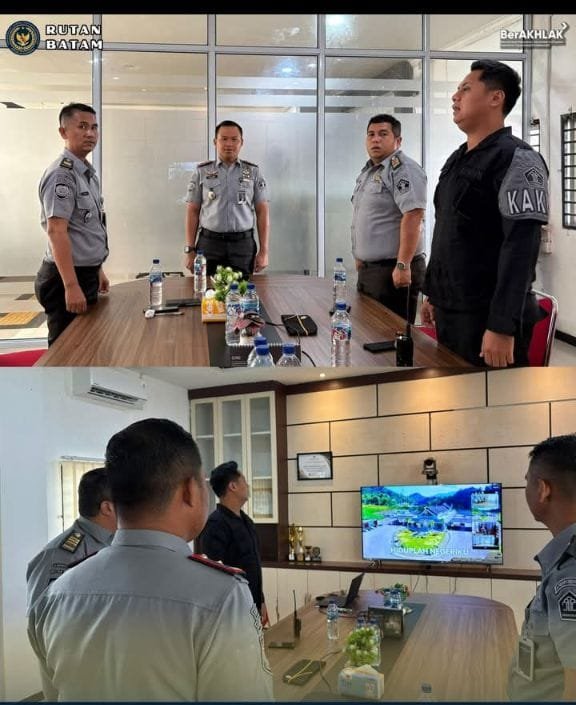 Rutan Batam Ikuti Secara Virtual Kegiatan Sinkronisasi dan Koordinasi Penyusunan Telaahan dan Rekomendasi Tata Kelola Pemasyarakatan di Wilayah Kepulauan Riau