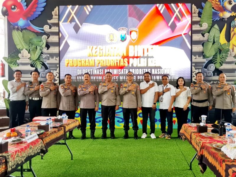 Tim Bimtek Korsabhara Baharkam Polri Tinjau Pengawasan Destinasi Wisata di Kabupaten Malang