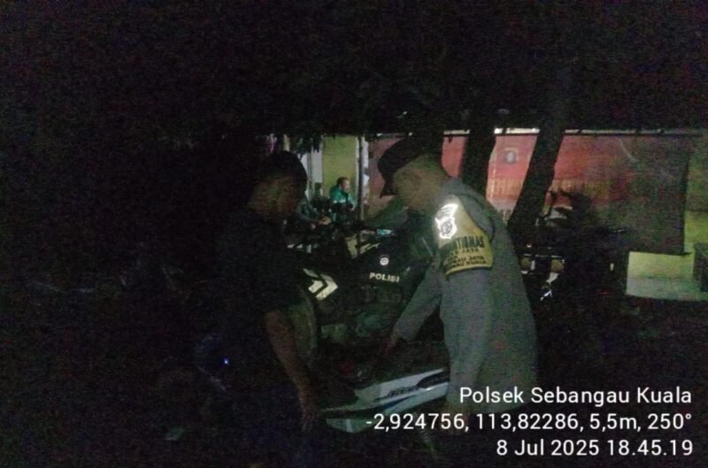 Polsek sebangau kuala, gencarkan giat KRYD dimalam hari