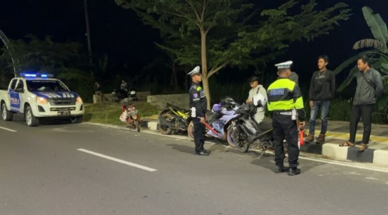 Gencarkan Patroli, Satlantas Polres Pulang Pisau Antisipasi Balapan Liar dan Tawuran demi Ciptakan Kamtibmas