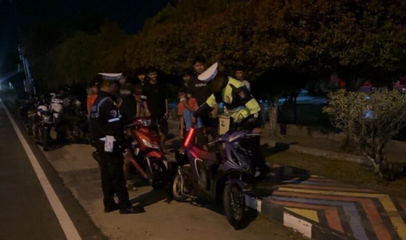 Ciptakan Situasi Kondusif, Satlantas Polres Pulang Pisau Gencarkan Patroli Cegah Balapan Liar dan Tawuran