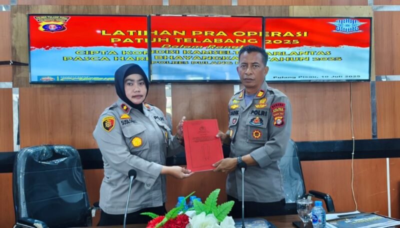 Latpraops Patuh Telabang 2025, Polres Pulang Pisau: Siapkan Personel Hadapi Operasi Kepolisian