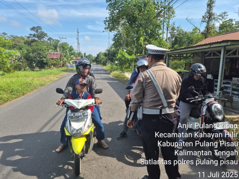 Unit Kamsel, Sampaikan Himbauan Kamseltibcarlantas