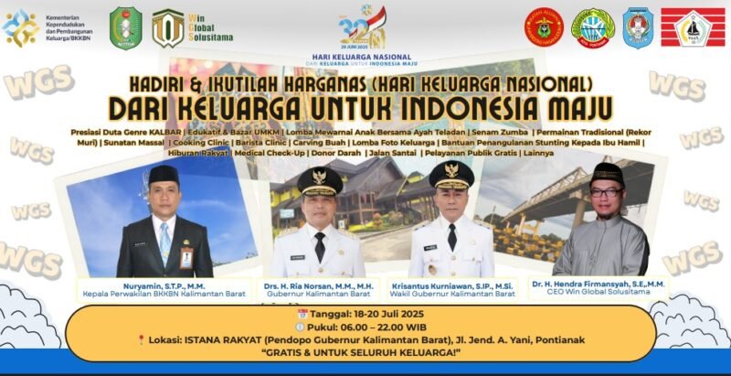 BKKBN Batalkan Event, Harganas di Pendopo Gubernur Kalbar