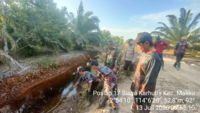 Tetap Konsisten, Kegiatan Monitoring Daerah Rawan Karhutla di Wilkum Polsek Maliku