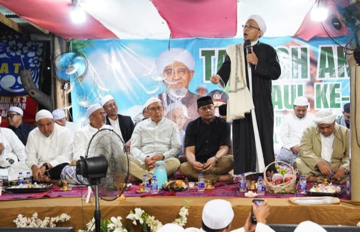 Pangdam XII/Tpr, Hadiri Tabligh Akbar dan Haul Ketiga Habib Abu Bakar