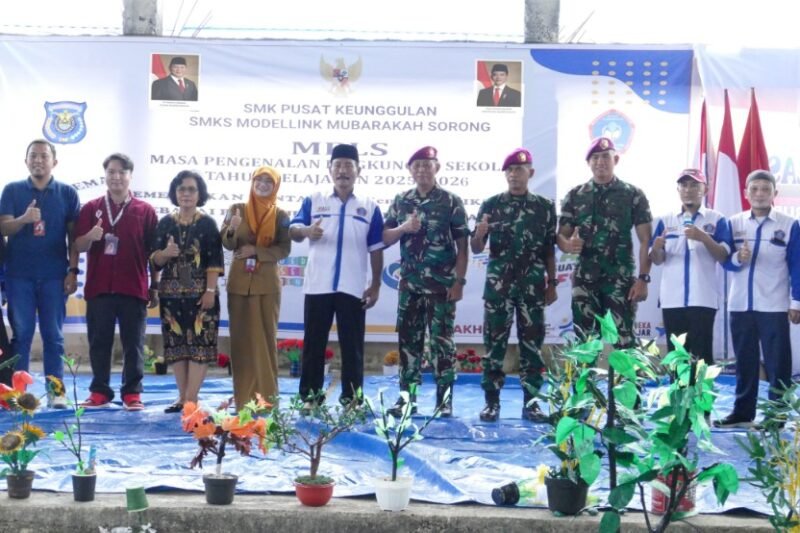 SMK Modellink Sorong Gelar Acara Penerimaan Siswa Baru dengan Materi Wawasan Kebangsaan: Membangun Generasi Berintegritas