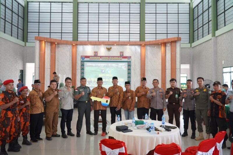 Jelang Peringatan Hut Kodam XII/Tpr Ke-67, Kodim 1208/Sambas Gelar Bakti Sosial Donor Darah