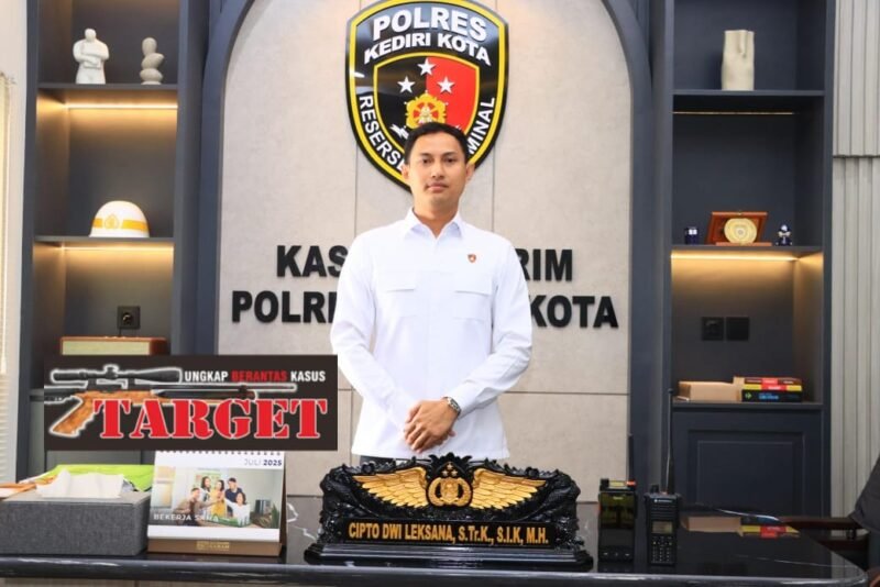 Satreskrim Polres Kediri Kota Amankan Lima Pelaku Penggeroyokan