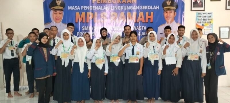 Sat Binmas Polresta Sidoarjo Ajak Pelajar Patuh Berlalu Lintas dan Cegah Bahaya Kenakalan Remaja