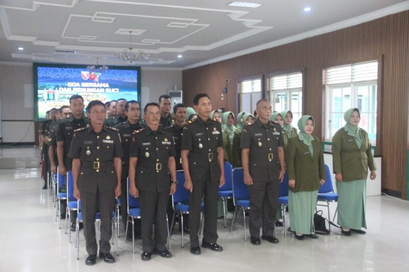 Kodim 1008/Tabalong Gelar Vicon Doa Bersama dan Renungan Suci Peringati HUT ke-67 Kodam VI/Mulawarman