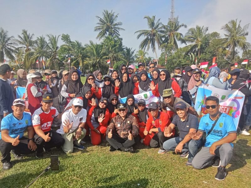 Tumbuhkan Semangat Olahraga Danramil 07/Tlk Hadiri Pembukaan Pekan Olahraga Pemerintah Desa Di Kecamatan Teluk Keramat
