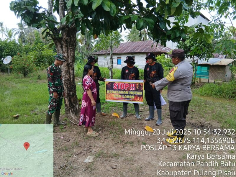 Wujud Kedekatan Dengan Masyarakat, Bhabinkamtibmas Food Estate Aktif Sambangi Warga Binaan