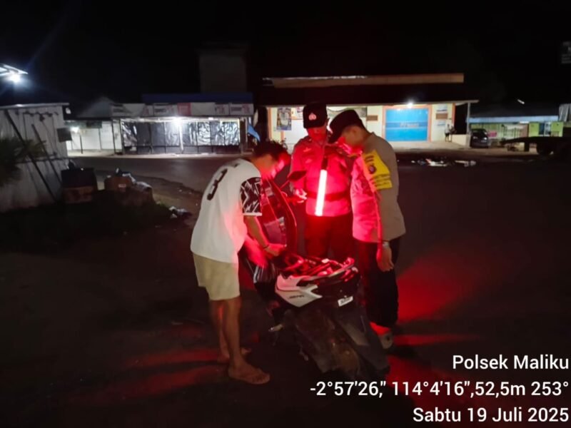 Cegah Potensi, Gangguan Kamtibmas Polsek Maliku Melaksanakan Kryd
