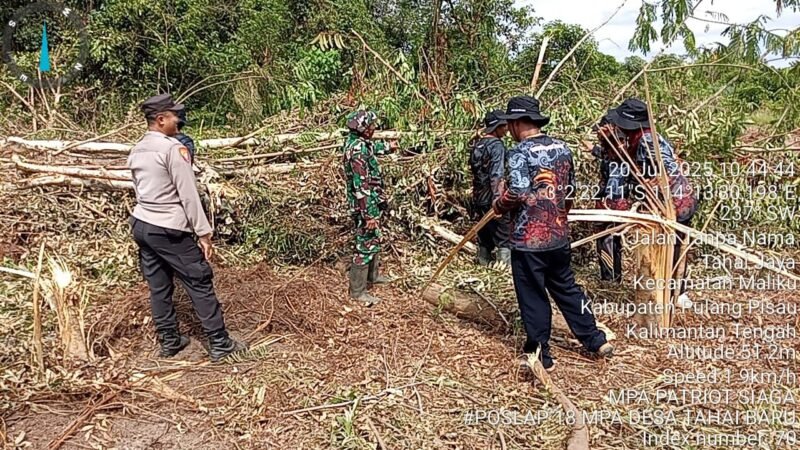 Deteksi Dini Pencegahan Karhutla, Kegiatan Patroli Daerah Rawan Karhutla di Wilkum Polsek Maliku terus dimaksimalkan
