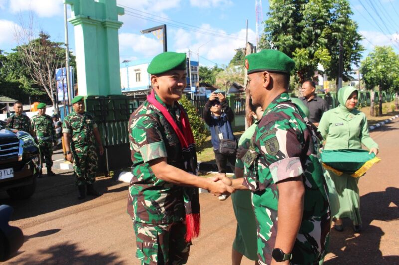 Kodim 1009/Tanah Laut, Gelar Tradisi Penyambutan Dandim Baru