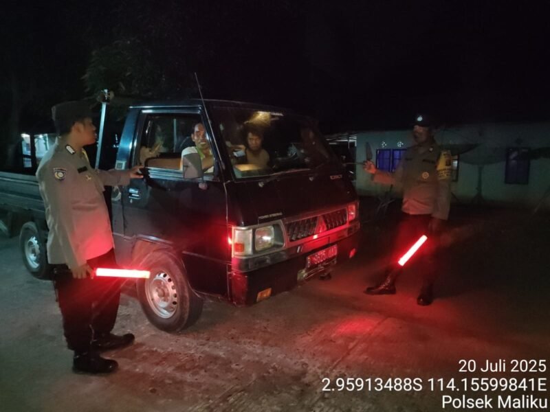 Polsek Maliku Laksanakan Kryd di Wilayah Hukumnya Ciptakan Situasi Kamtibmas Kondusif