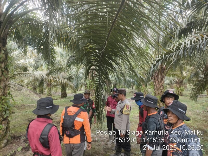 Kegiatan Sosialisasi Larangan Karhutla di Wilkum Polsek Maliku