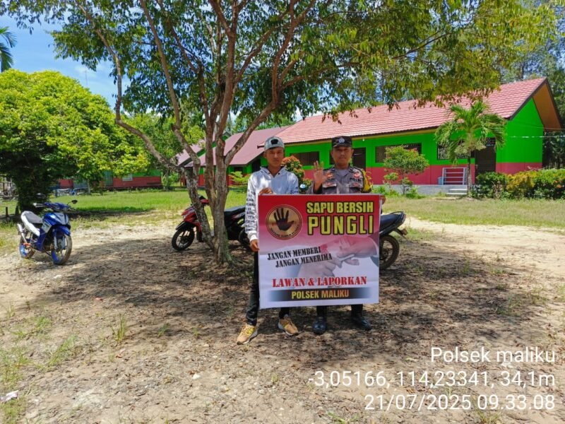 Polsek Maliku Mengajak Warga Masyarakat Untuk Bersama Cegah Pungli