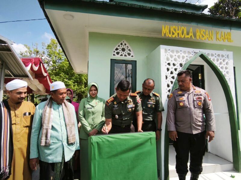 Mushola Insan Kamil Koramil Batang Alai Utara Diresmikan, TNI dan Warga Semakin Dekat
