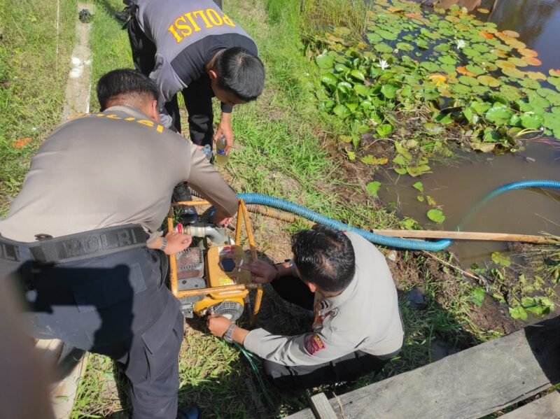 Cek Kesiapan, Sarana dan Prasarana, Sat Samapta Polres Pulang Pisau Siaga Hadapi Karhutla