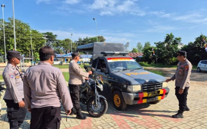 Pengecekan Sarpras Polsek Kahayan Hilir, Kapolsek Tekankan Kesiapan Operasional