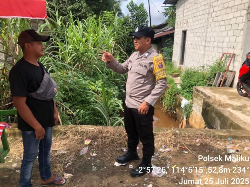 Sosialisasi Modus Penipuan Online untuk Masyarakat di wilkum Polsek Maliku.