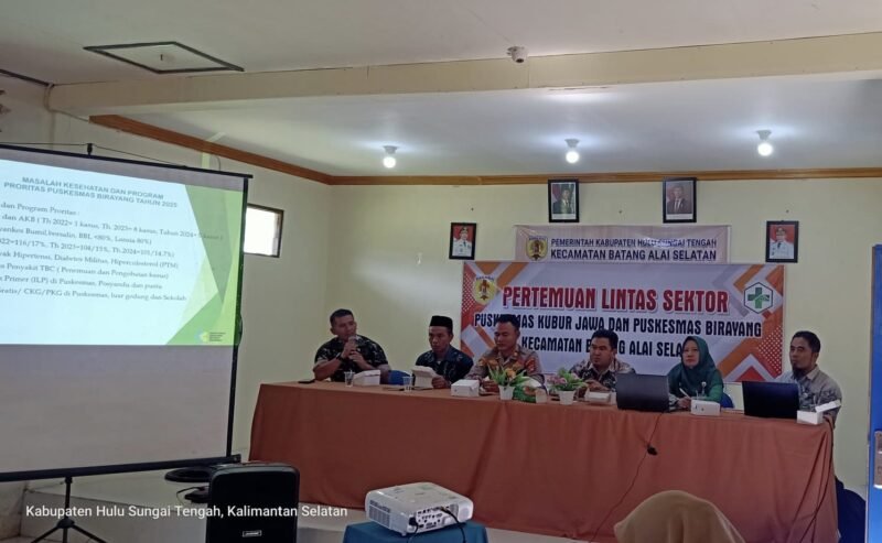 Puskesmas Kubur Jawa, Gelar Pertemuan Lintas Sektoral, Koramil Soroti Pentingnya Peran Warga