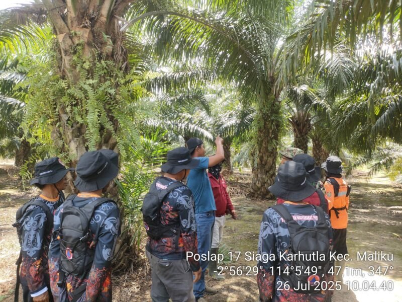 Sosialisasi Larangan Karhutla Aktif dilaksanakan di Wilayah Hukum Polsek Maliku