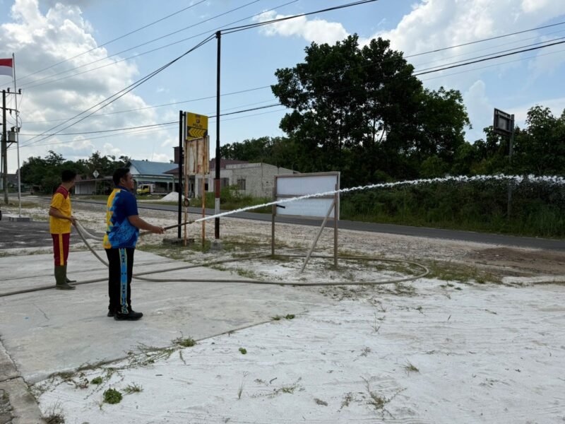 Sarpras Karhutla Dicek, Polsek Banama Tingang Pastikan Kesiapan Alat Pemadaman