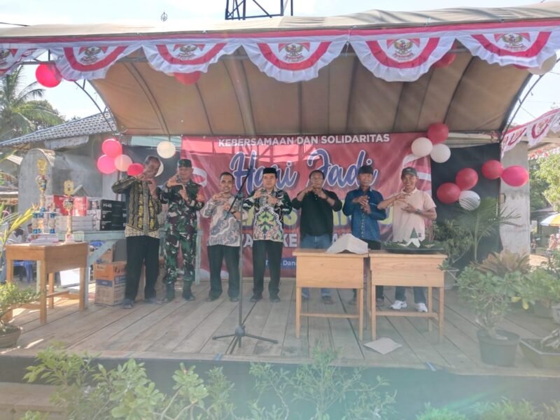 Trans Danau Genap 38 Tahun, Kades dan Babinsa Serukan Semangat Membangun Desa