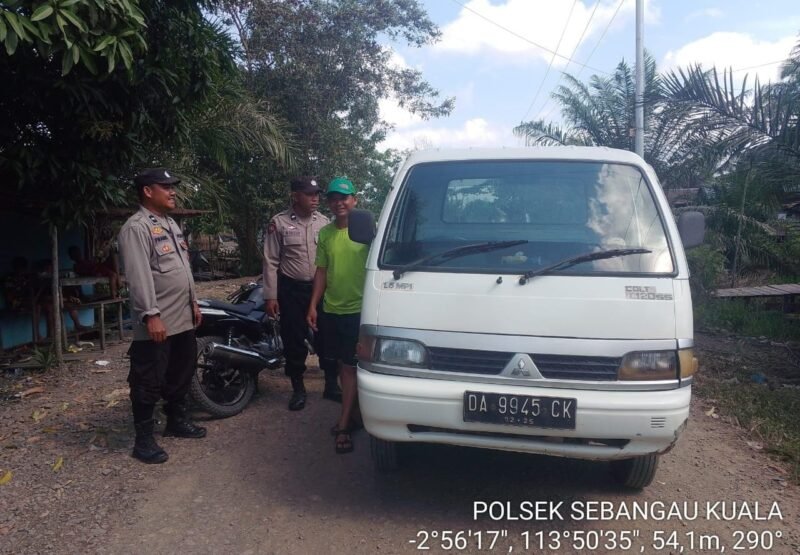 Pagi hari Polsek sebangau kuala gencarkan giat KRYD