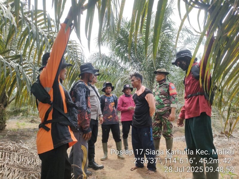Sosialisasi Larangan Karhutla Konsisten dilaksanakan di Wilkum Polsek Maliku